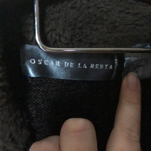 Oscar de la renta 1/2 zip pull over sweater - Picture 5 of 7